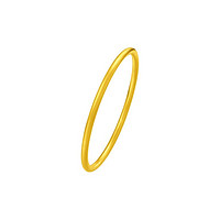 CHOW TAI FOOK 周大福 传承系列 F228059 经典黄金手镯 54mm 34.7g