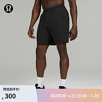 lululemon 丨Pace Breaker 男士运动短裤 9" *内衬款 LM7ANTS 黑色 XS/4