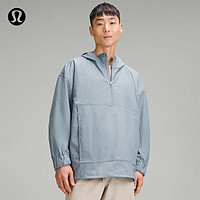 lululemon丨Twill 男士斜纹半拉链外套 LM3EZOS 比利时蓝牛 L