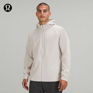 lululemon丨GridLiner 男士抓绒拉链连帽衫 LM3CZ4S 浅灰色 M