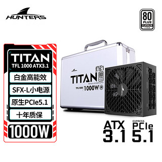 Great Wall 长城 额定1000W TFL1000白金牌SFX-L全模组电源（ATX3.1标准/PCIe5.1接口/全电压/单路12V）