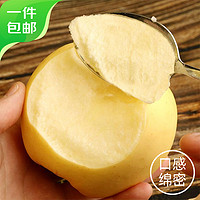京鲜生 山东黄元帅苹果 净重4.5斤 果径80-85mm 新鲜水果 源头直发