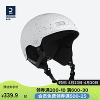 DECATHLON 迪卡侬 滑雪头盔男女保暖透气安全护具滑雪装备WEDZE3脏脏白-M-4473623