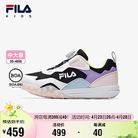 FILA 斐乐 儿童童鞋2024年春季男中大童儿童复古跑鞋