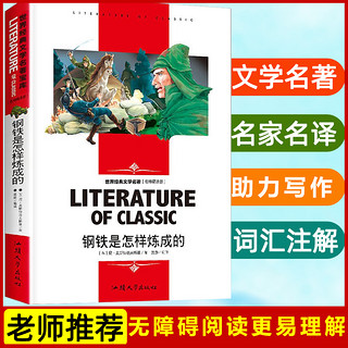 钢铁是怎样炼成的 正版中小学生课外阅读书籍 青少年儿童读物Q