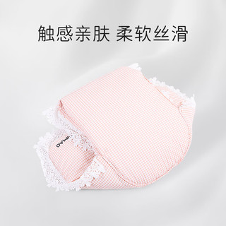 DO DO PET宠物推车垫子猫咪外出手推车内垫防脏垫狗狗小推车围挡边缘垫花边 蕾丝格子-粉色