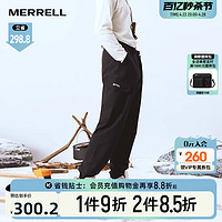 MERRELL 迈乐 工装软壳裤男女登山徒步爬山松紧裤直筒户外运动长裤