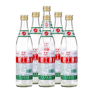 JINJIU 津酒 职工酒 口粮酒 浓香型白酒 55度 500ml*6 整箱装