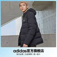 百亿补贴：adidas 阿迪达斯 轻运动男女同款冬季休闲户外保暖连帽鸭绒羽绒服