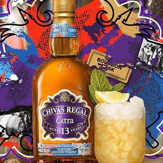 芝华士（Chivas Regal）洋酒 苏格兰调配威士忌 英国 芝华士13年 柔润波本桶500ml