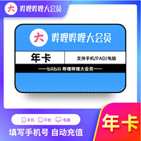 bilibili 哔哩哔哩 大会员12个月 B站大会员