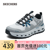 斯凯奇(Skechers)2024年春季新款女男情侣同款户外休闲鞋抓地徒步鞋237538