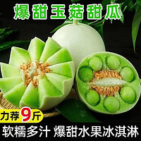 傻鲜森 海南玉菇甜瓜 净重8.5-9斤 3 -5个装