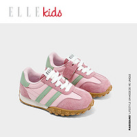 ELLEKIDS童鞋儿童运动鞋2024春季男童鞋防滑轻便跑步鞋女童休闲鞋子 粉色 33码适合脚长20-20.3