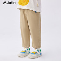 M.Latin/马拉丁童装儿童裤子24年夏男小童休闲长裤 卡其 90cm