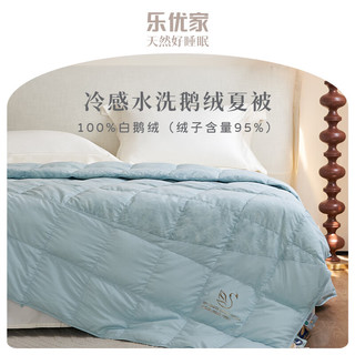 乐优家 95白鹅绒 A类可水洗 200*230cm 羽绒被
