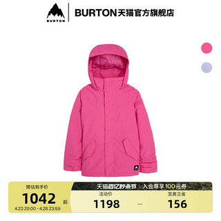 BURTON 伯顿 23-24雪季新品儿童 ELODIE 滑雪服单板保暖舒适130451