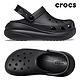 crocs 卡骆驰 中性厚底坡跟包头沙滩鞋泡芙洞洞鞋凉拖鞋207521-001