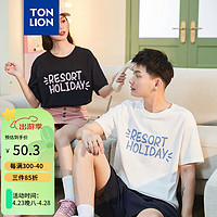 唐狮 TONLION2024夏季圆领短袖T恤TB 男款/本白 L