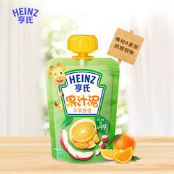 Heinz 亨氏 樂維滋系列 果泥 3段 蘋果香橙味 120g