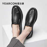 百亿补贴：YEARCON 意尔康 男鞋2023新款单鞋商务休闲皮鞋男士英伦风软底爸爸鞋
