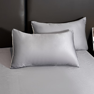 索臻（suo zhen）轻奢冰丝夏被四件套夏季凉而不冰刺绣空调被夏凉被可机洗双人被子 浅灰 【1.8床笠款】200*230夏被四件套