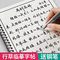 金枝叶行草临摹练字帖成人行书字帖练字钢笔硬笔书法写字帖练字本初中生高中生大人速成草书每日一练 【行书全套3本】送1支钢笔