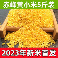 2023年新米内蒙赤峰黄小米2斤5斤农家金苗米熬粥杂粮食品真空装