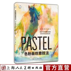 色粉画创意技法-60个创造高级感的综合材料绘画实例 40幅色粉画详