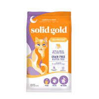 solid gold 素力高 生鲜高蛋白系列 美毛鸡全阶段猫咪干粮 1.36kg