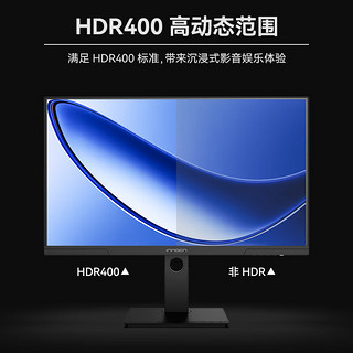 27英寸显示器4K超清 IPS技术 98%P3色域HDR400 Type-C65W旋转升降 电脑办公显示屏27D1U