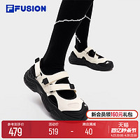 FILA 斐乐 FUSION斐乐官方玛丽珍凉鞋女鞋夏凉拖魔术贴海螺休闲鞋男鞋