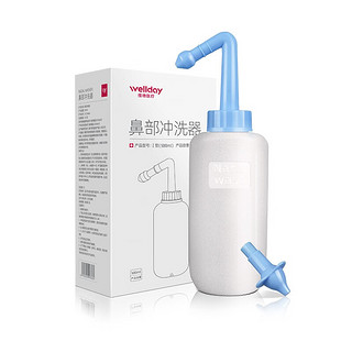 WELLDAY 维德 手动洗鼻器套装 500ml+洗鼻盐30袋