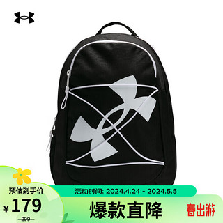 安德玛 UNDERARMOUR）Hustle Play男女训练运动双肩背包1372289 黑色001 均码