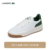 LACOSTE法国鳄鱼女鞋24年夏季运动舒适简约休闲鞋47SFA0047 082/白色/绿色 3.5