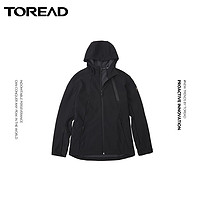 TOREAD 探路者 软壳外套 户外男式连帽防风防泼水男式登山服休闲外套