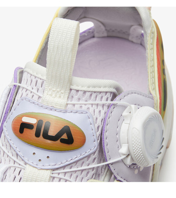 fila斐乐儿童童鞋2024夏季中大童男女童儿童涉水鞋 兰絮紫/芜菁甘黄