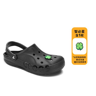 crocs 卡骆驰 女凉鞋贝雅男女户外休闲沙滩轻便舒适洞洞鞋鞋花智必星套装