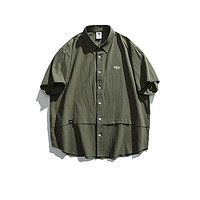 杜里尼 2024夏季新品日系潮牌休闲短袖衬衫