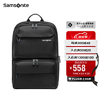 Samsonite 新秀丽 电脑包15.6英寸男女双肩背包书包商务背包旅行包36B 黑色