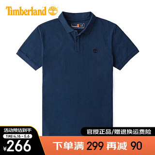 Timberland T恤男24春夏新款户外宽松透气POLO衫翻领短袖