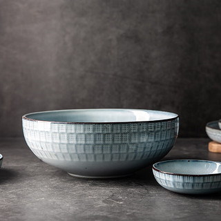 亿嘉（IJARL）陶瓷碗轻奢北欧陶瓷碗家用汤碗大容量面碗 卢塞恩8英寸汤碗
