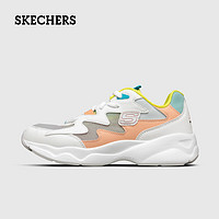 SKECHERS 斯凯奇 夏季女鞋24新款时尚透气网面闲厚底运动鞋学生凉爽老爹鞋