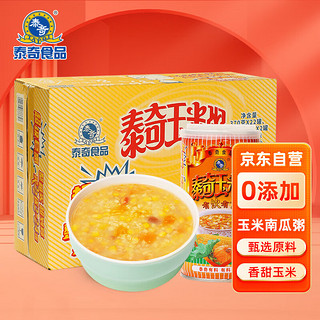 泰奇八宝粥 玉米南瓜粥 0添加速食粥早餐粥 370g*24罐整箱装 佳品