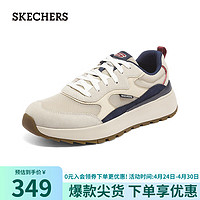 SKECHERS 斯凯奇 休闲跑步鞋210352 灰褐色/海军蓝色8080 42.50