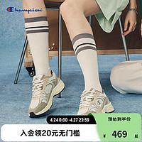 Champion冠军运动鞋2024春夏男金属色休闲鞋Champ Roaming 1跑鞋 卡其色(款) 42