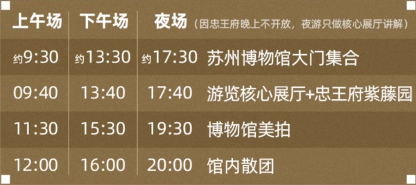 成团一起玩！苏州博物馆一日游2.5小时大咖说讲解含门票