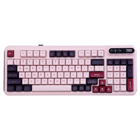 PLUS会员：KZZI 珂芝 Z98AI 94键 三模机械键盘 弥豆紫 风雨轴 RGB
