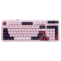 KZZI 珂芝 Z98AI 94键 三模机械键盘 弥豆紫 风雨轴 RGB