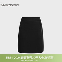 阿玛尼EMPORIO ARMANI24春夏EA女装直筒拉链口袋半身裙